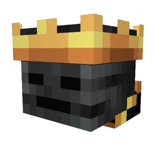 Biocto Minecraft avatar head, 3D render