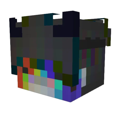 Biohazard_Evil Minecraft avatar head, 3D render