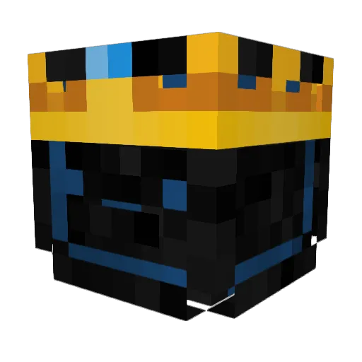 BionicKiwi Minecraft avatar head, 3D render