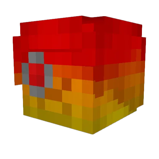 BionicNolan Minecraft avatar head, 3D render