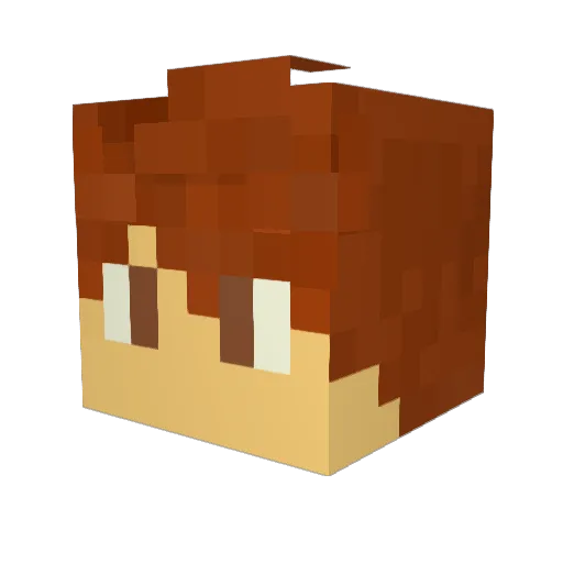 Bionic_Alliance Minecraft avatar head, 3D render