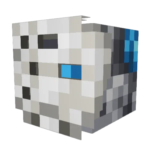 BionicleGuyThing Minecraft avatar head, 3D render