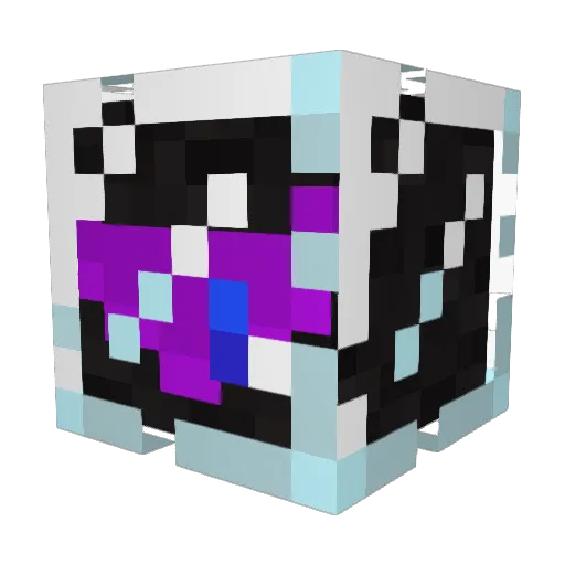 Bionx Minecraft avatar head, 3D render