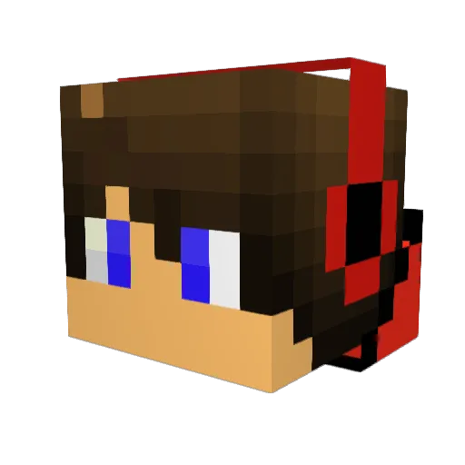 Biotech5981 Minecraft avatar head, 3D render