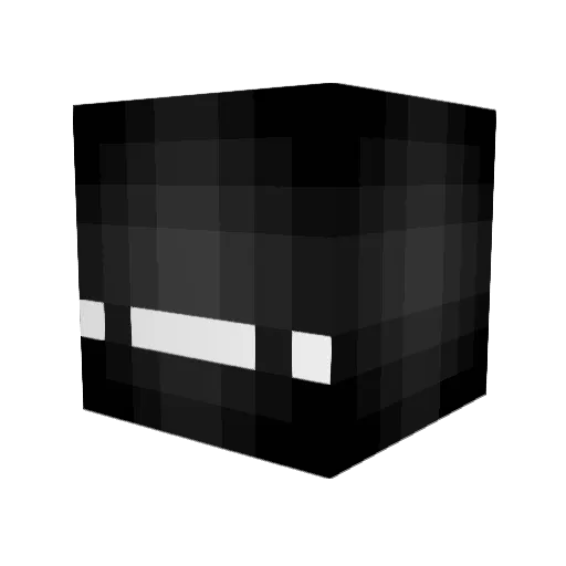 BioticVenom Minecraft avatar head, 3D render