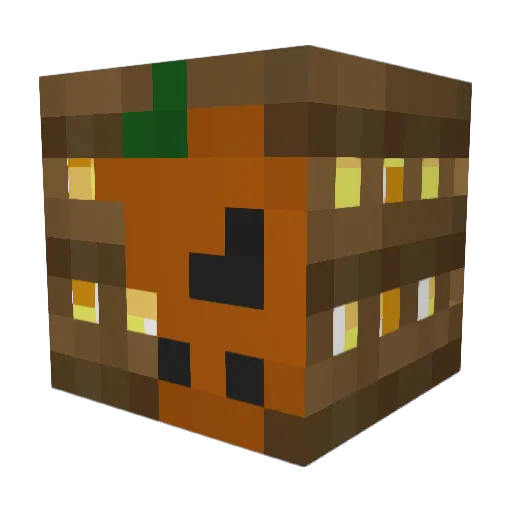 Bipper Minecraft avatar head, 3D render