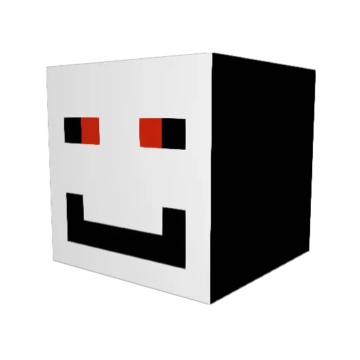 Birazeo Minecraft avatar head, 3D render