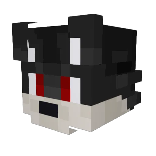 Birbenjoyer Minecraft avatar head, 3D render