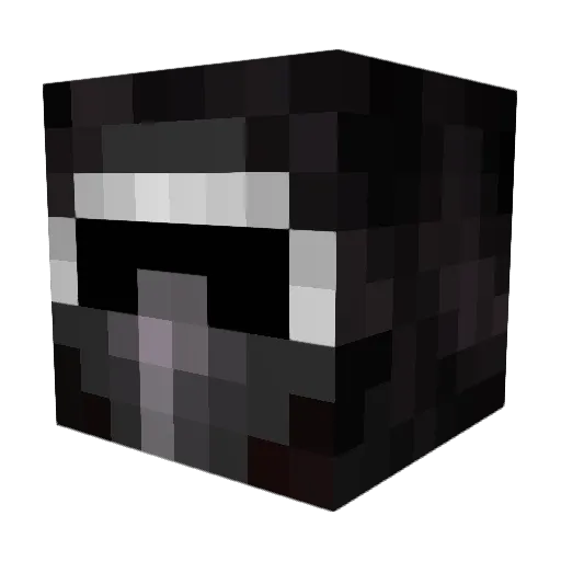 Bird827 Minecraft avatar head, 3D render