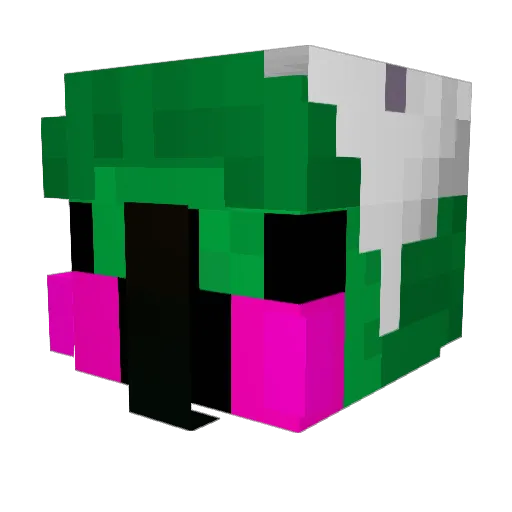 BirdSex Minecraft avatar head, 3D render