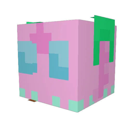 BirdUpCuh Minecraft avatar head, 3D render