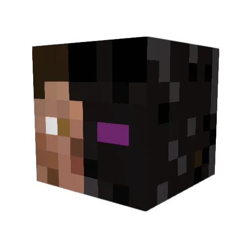 BirddieV2 Minecraft avatar head, 3D render