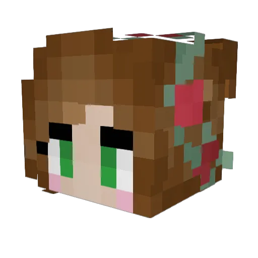BirdieBoo15 Minecraft avatar head, 3D render