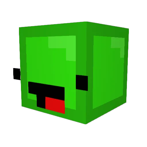 BirdiePony Minecraft avatar head, 3D render