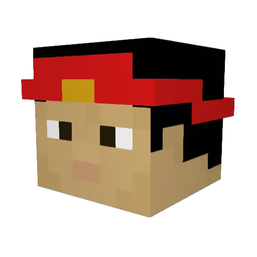 Birdman_hmjar Minecraft avatar head, 3D render