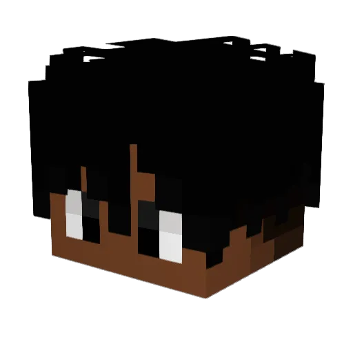 BirdoIV Minecraft avatar head, 3D render