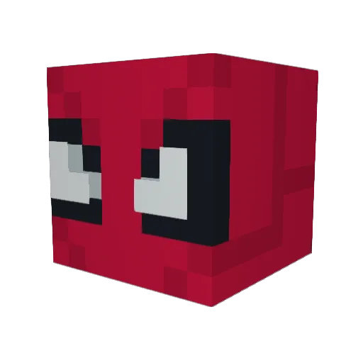 BirdyGamer Minecraft avatar head, 3D render