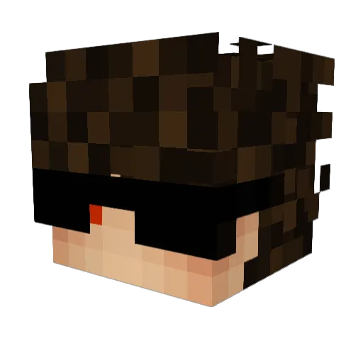 Biridim_ Minecraft avatar head, 3D render