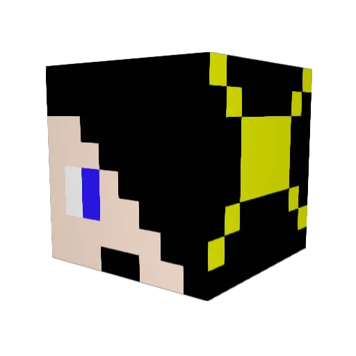 Birthdayboy13 Minecraft avatar head, 3D render