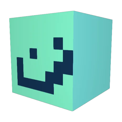 BirtyDirty Minecraft avatar head, 3D render