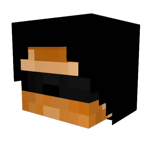 Bisasamy Minecraft avatar head, 3D render