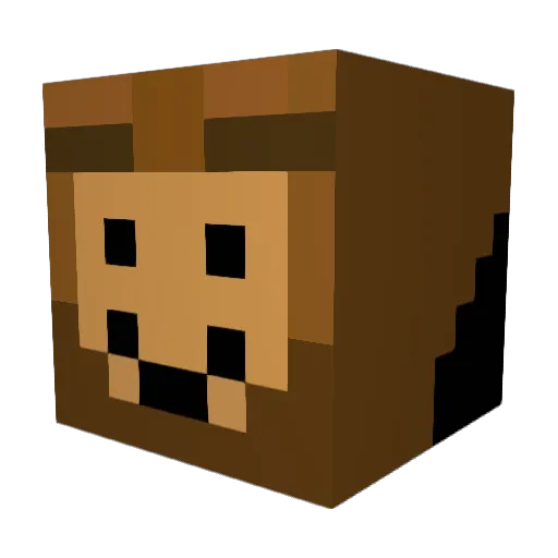 Biscuit22767 Minecraft avatar head, 3D render