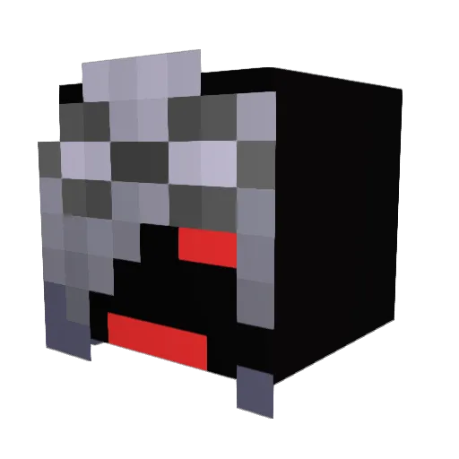 BiscuitTripper Minecraft avatar head, 3D render