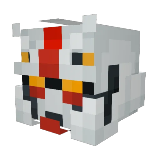 Biscuit_37 Minecraft avatar head, 3D render