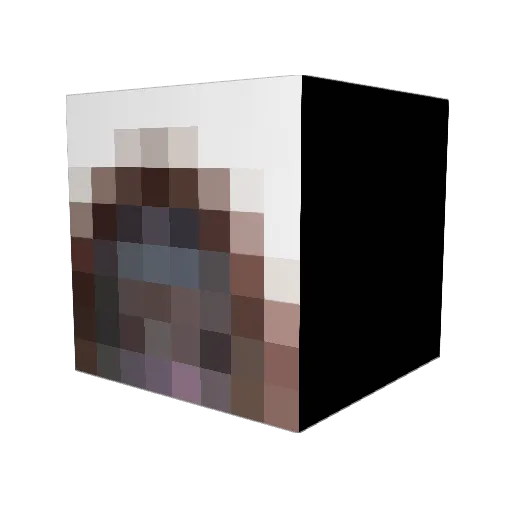 BiscuitsGoneBad Minecraft avatar head, 3D render