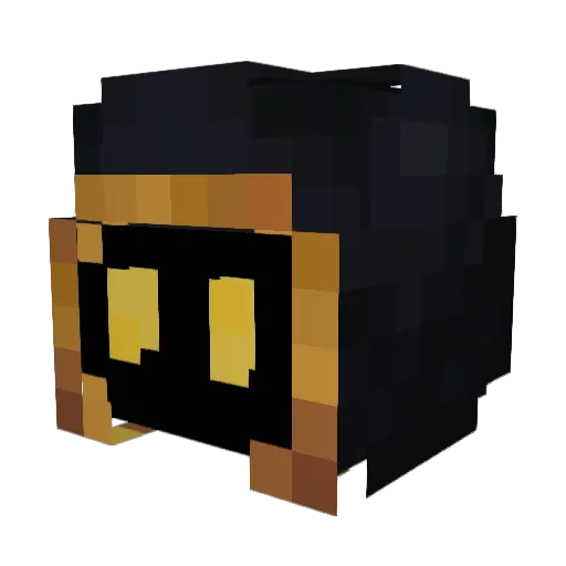 Bisfost Minecraft avatar head, 3D render