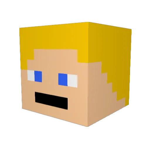 BishopOBanterbry Minecraft avatar head, 3D render