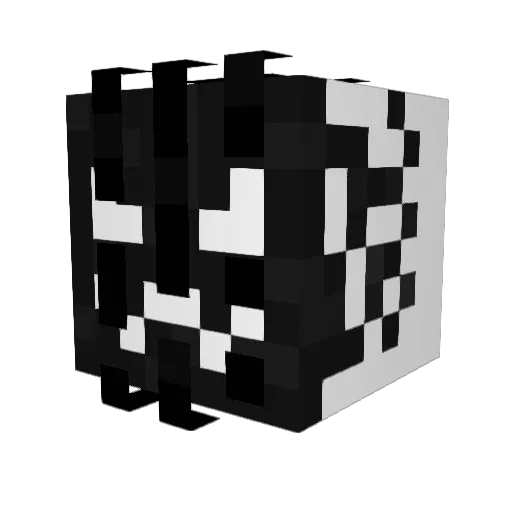 Bismarth_ Minecraft avatar head, 3D render