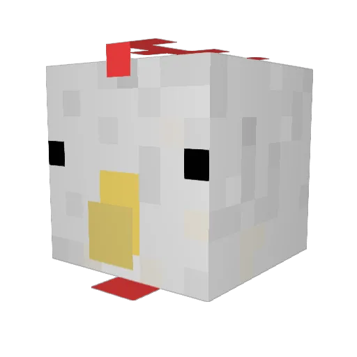 Bismicher123 Minecraft avatar head, 3D render
