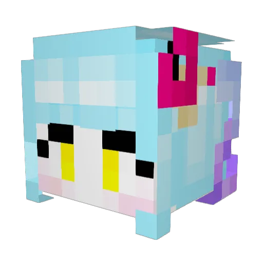 BisonChudger Minecraft avatar head, 3D render