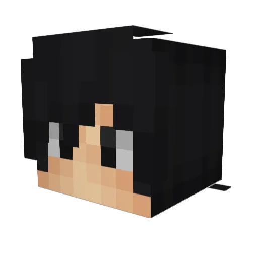 Bissevov Minecraft avatar head, 3D render