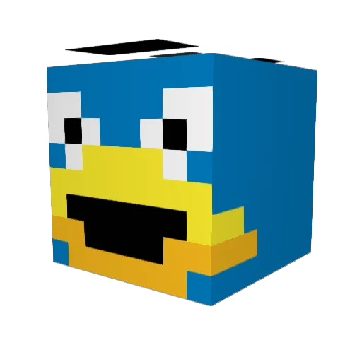 Bissl_Obdachlos Minecraft avatar head, 3D render
