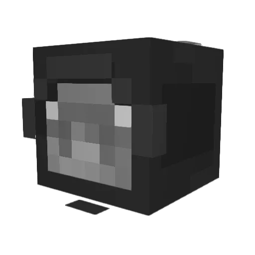 BitKyoto Minecraft avatar head, 3D render