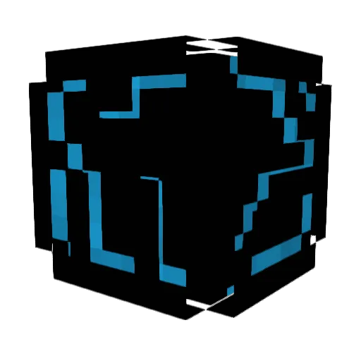 Bit_knight Minecraft avatar head, 3D render