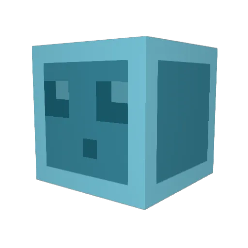 Bitben Minecraft avatar head, 3D render