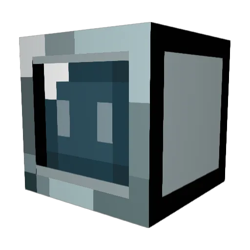 Bitsbits Minecraft avatar head, 3D render