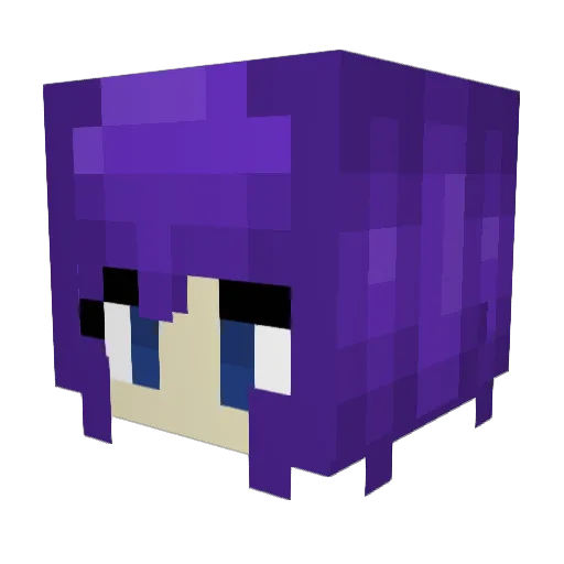BitteL3BN Minecraft avatar head, 3D render
