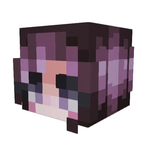 BitterEnding Minecraft avatar head, 3D render