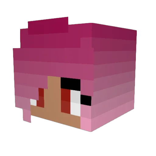 BitterToffy Minecraft avatar head, 3D render