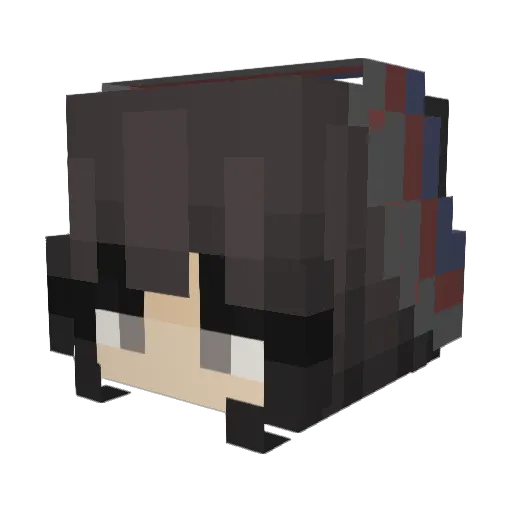 Bittersweet_t Minecraft avatar head, 3D render