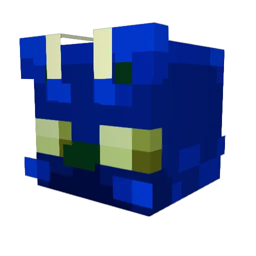 Bittlebun Minecraft avatar head, 3D render