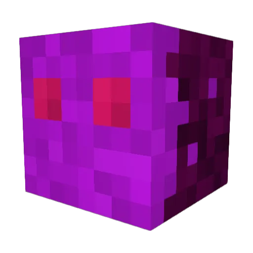 Bity10 Minecraft avatar head, 3D render