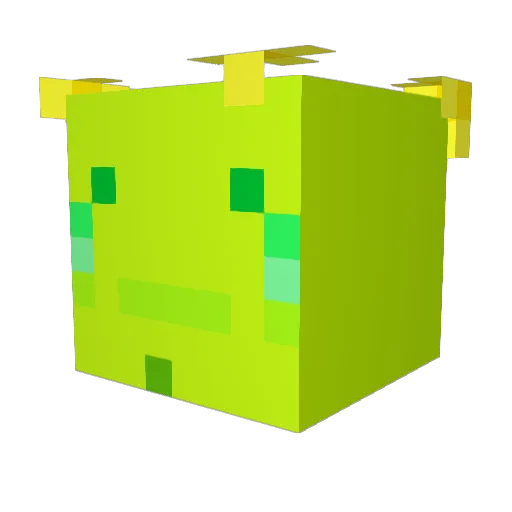 BiubMC Minecraft avatar head, 3D render