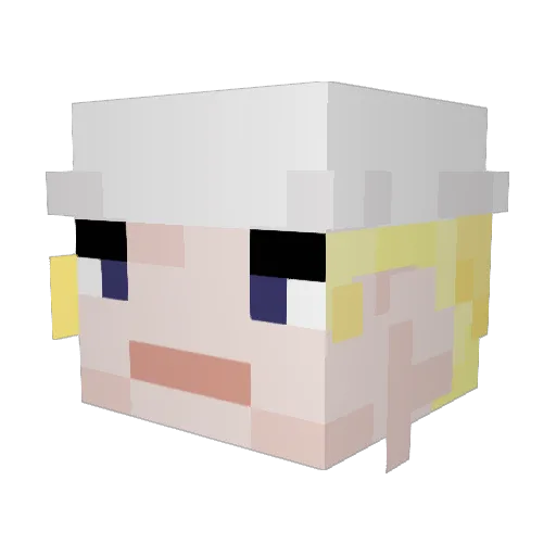 BizarreAvatarr Minecraft avatar head, 3D render