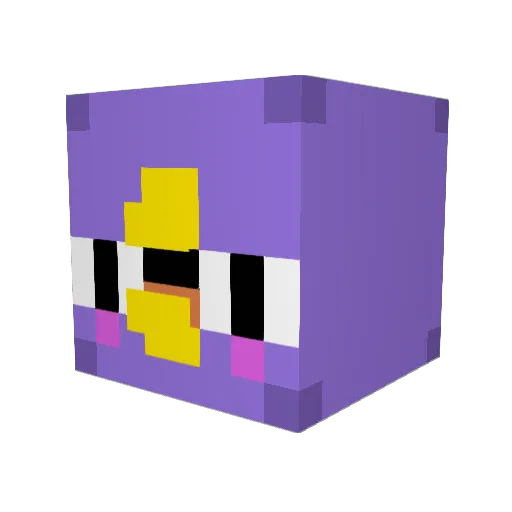 BizarreGhost Minecraft avatar head, 3D render