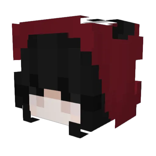 Bizn07 Minecraft avatar head, 3D render